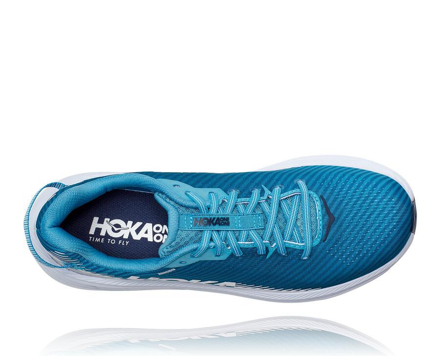 Tenis Hoka One One Hombre Azules/Blancos - Rincon 2 - GAQF52078